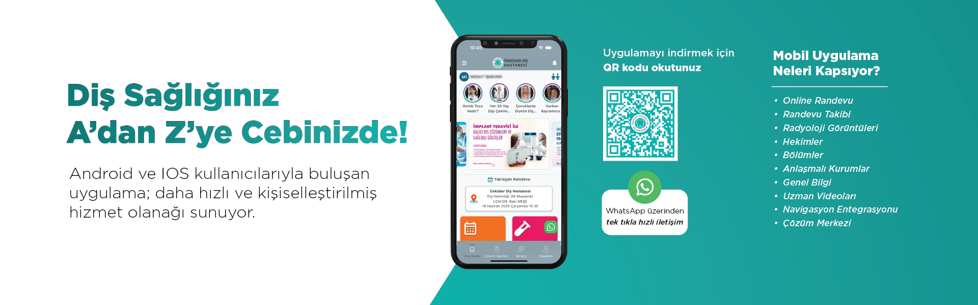 Diş Sağlığınız A'dan Z'ye Cebinizde!