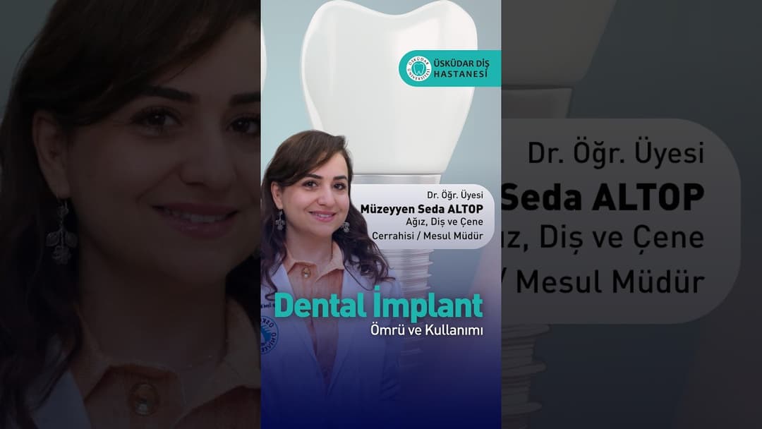 Dental implantların kullanım süresi birçok faktöre bağlı olarak değişebilir